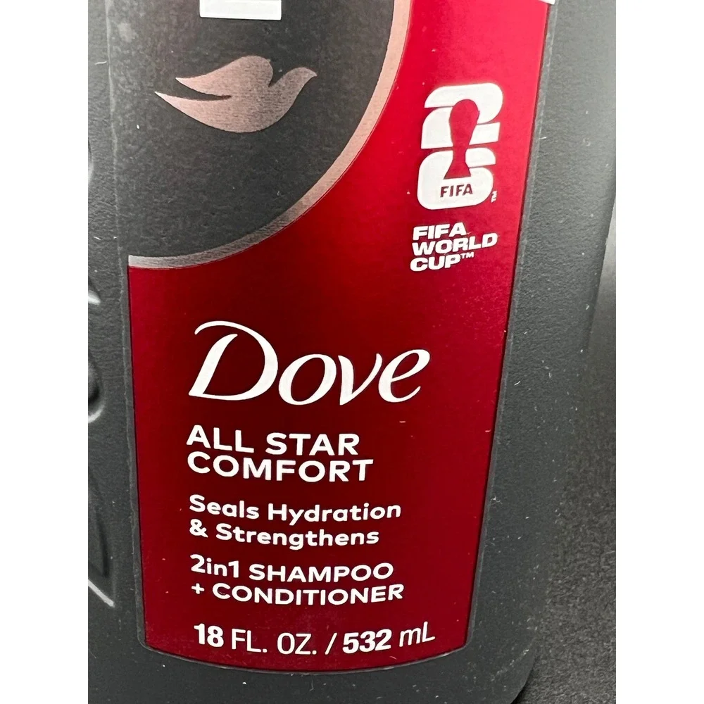 Dove Men+Care All Star Comfort 2in1 Shampoo Conditioner 18oz FIFA 2026 Edition